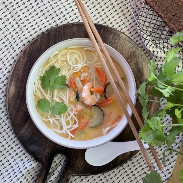 Curry aux crevettes